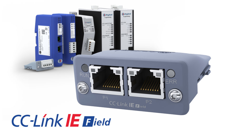 Nové komunikační brány Anybus CompactCom umožňují automatizačním zařízením komunikovat prostřednictvím CC-Link IE Field